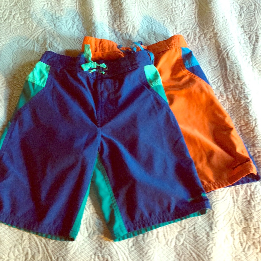 Boys M Patagonia swim trunk bundle